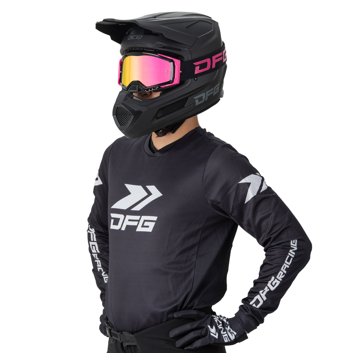 ブリッツ ゴーグル – ブラック/ピンク