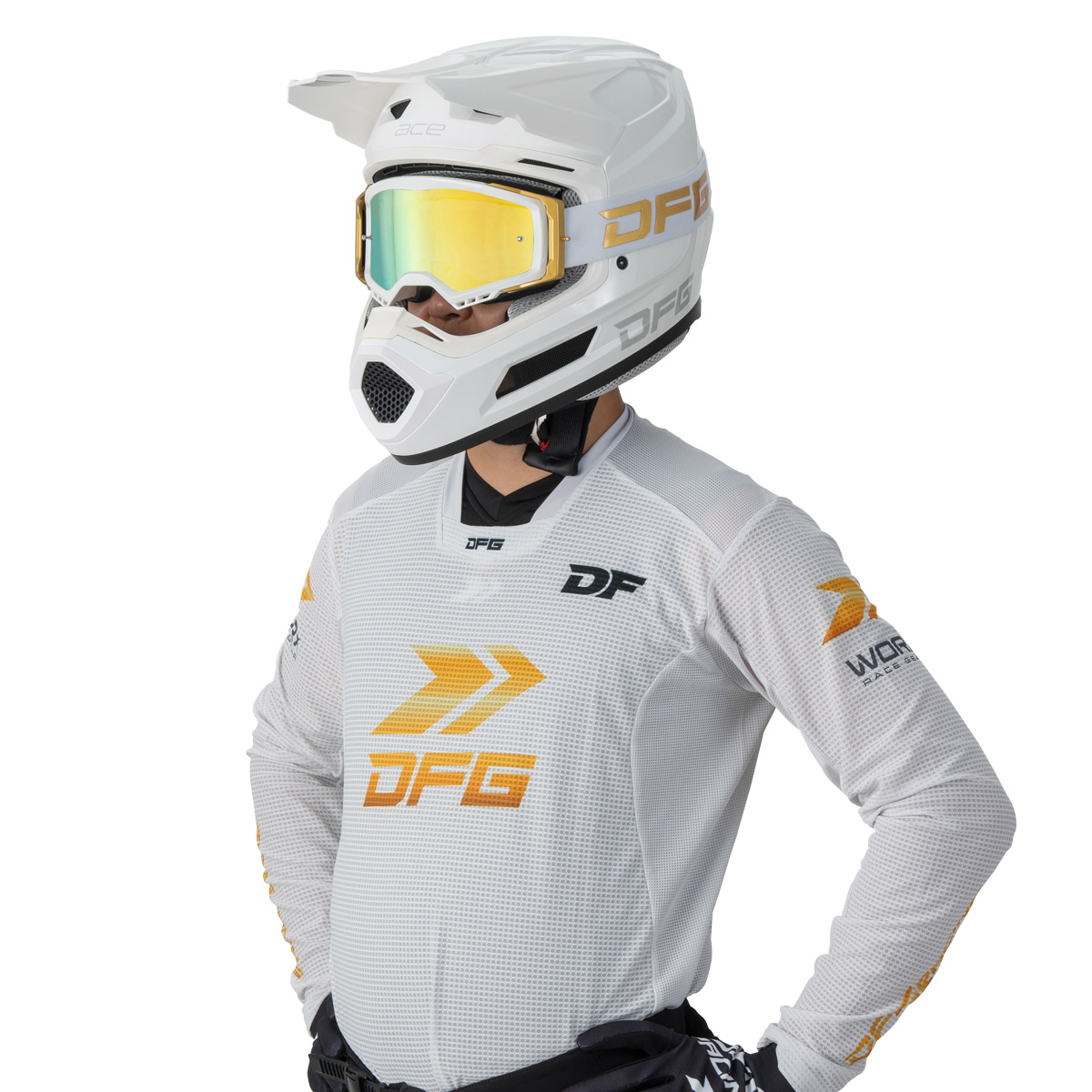 ブリッツ ゴーグル – ホワイト/ゴールド