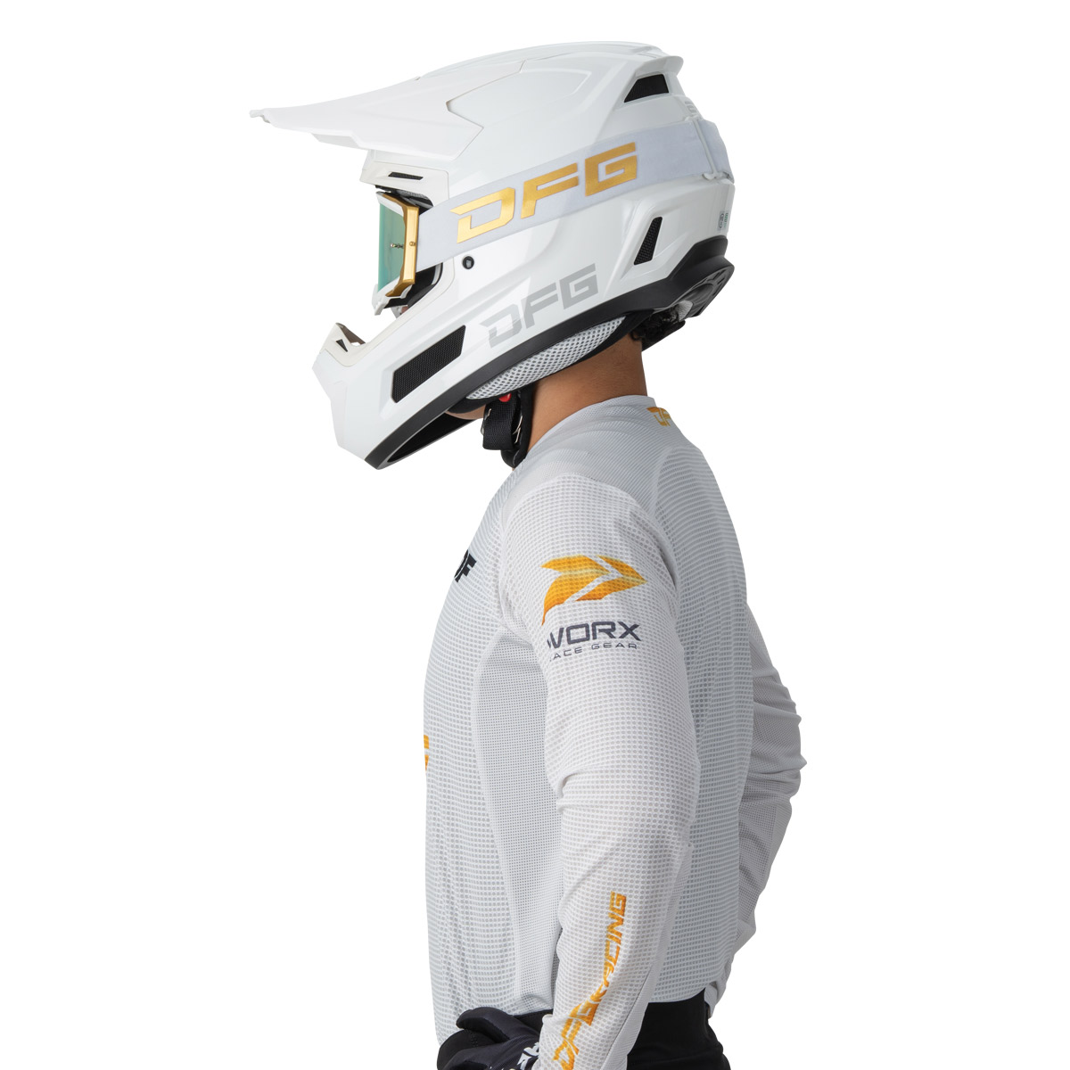 ブリッツ ゴーグル – ホワイト/ゴールド