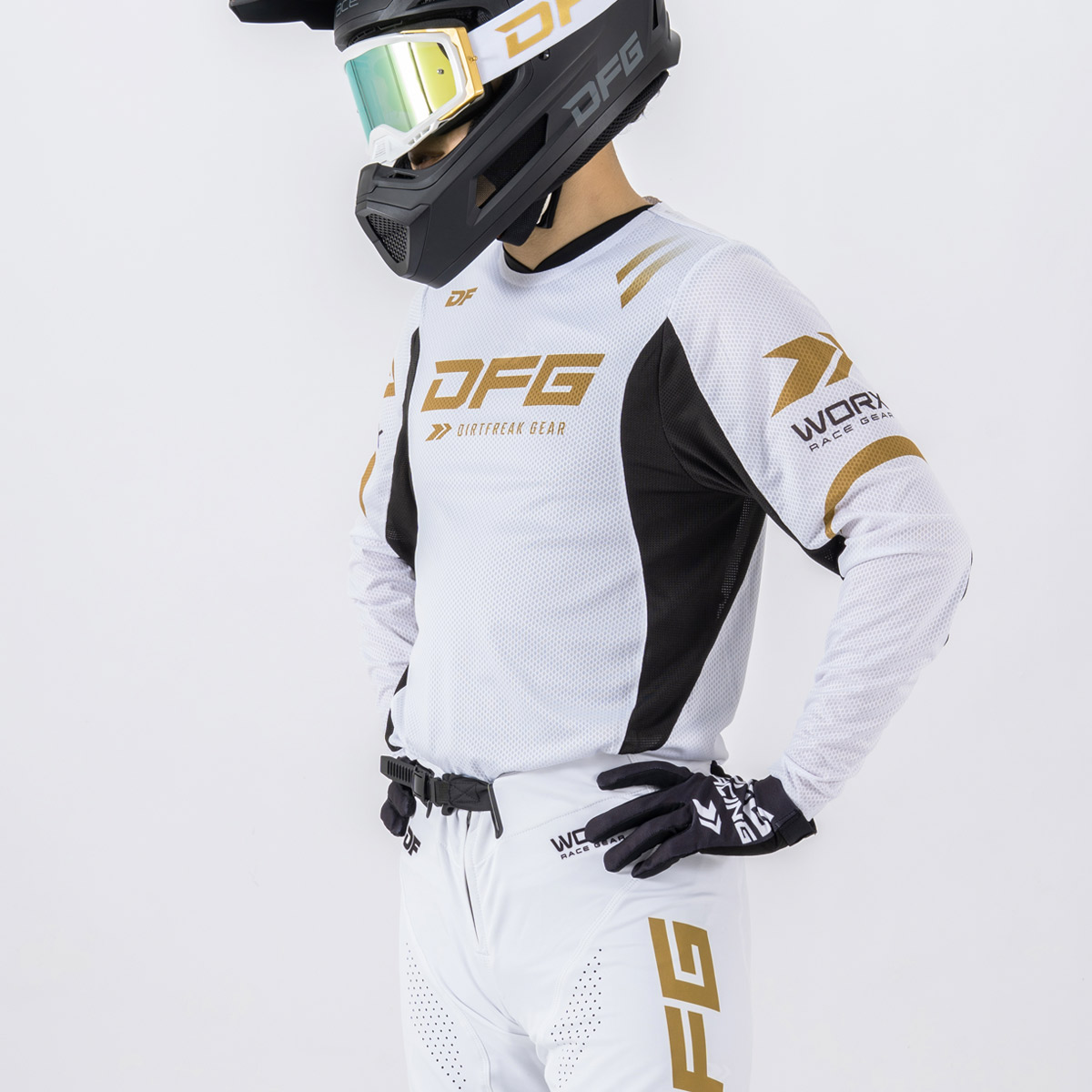 ワークスジャージ エッジホワイト