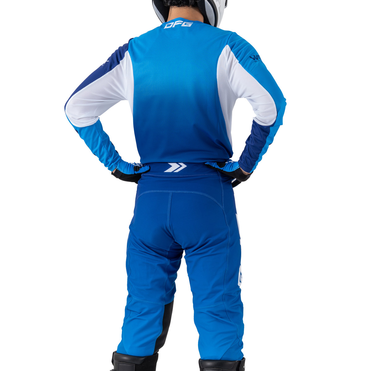 ワークスパンツ ブルー