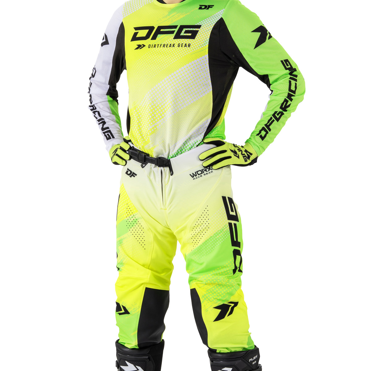 ワークスパンツ レースイエロー