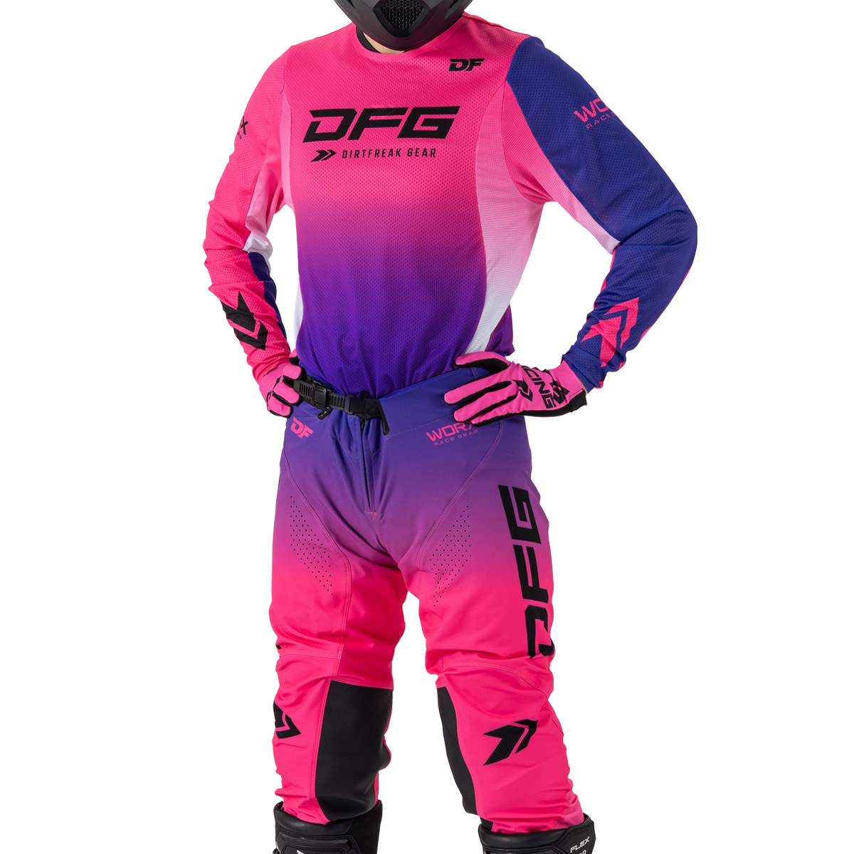 ワークスジャージ ピンク