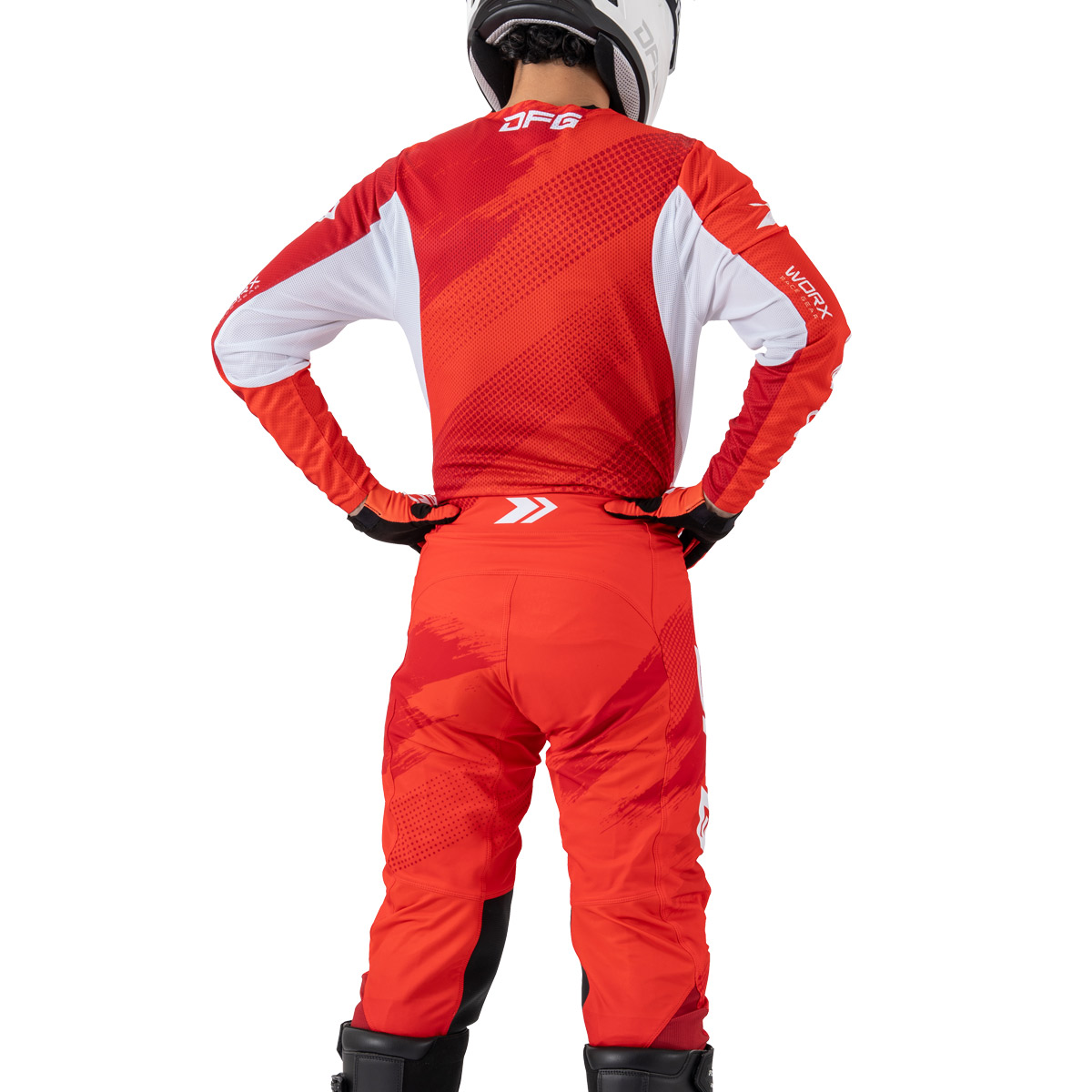 ワークスパンツ レースレッド