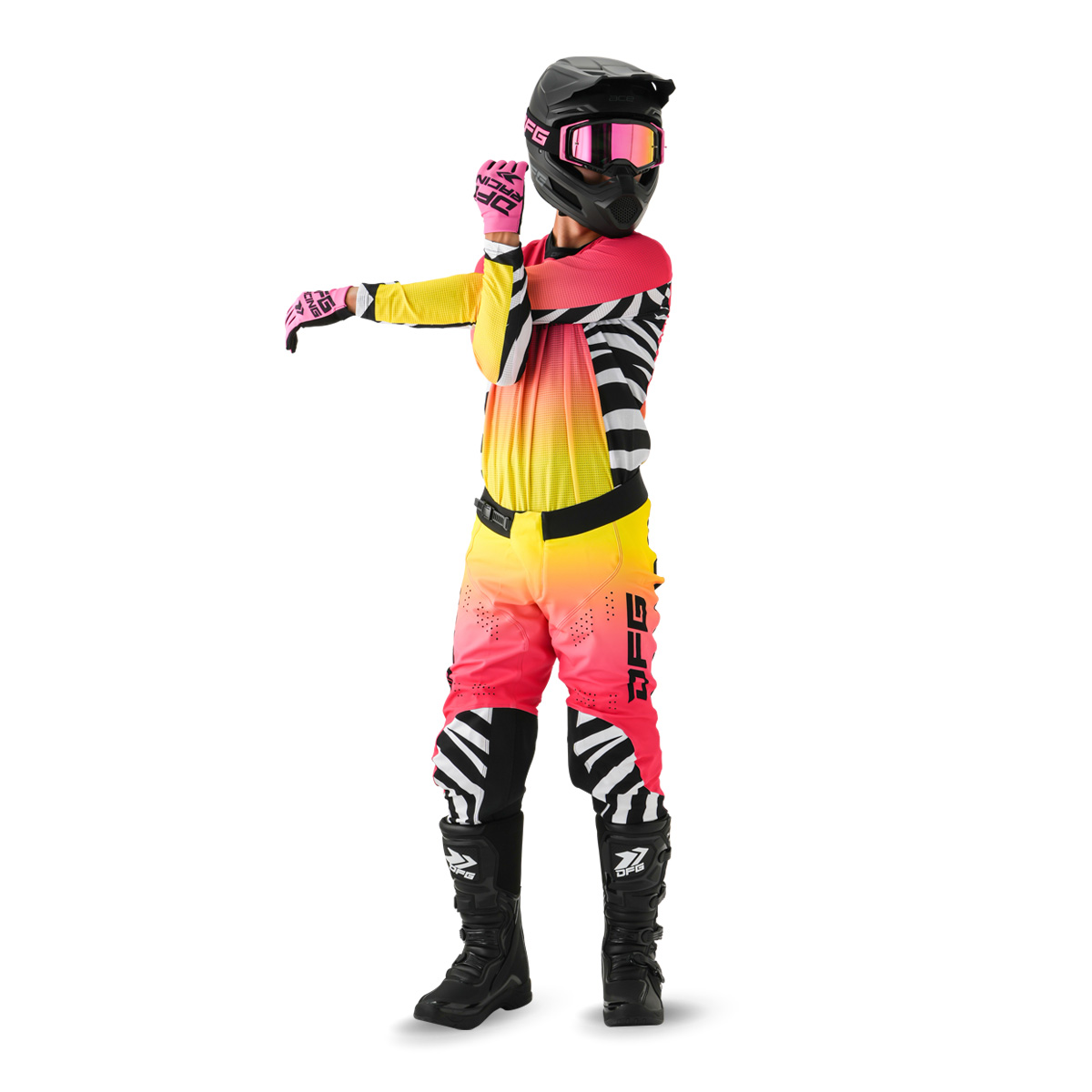 ワークスジャージ CHAMP ピンク ヒートゼブラ